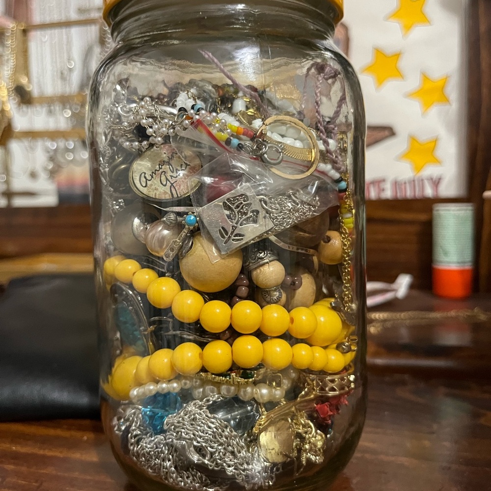 Mystery Jar of Mixed Jewelry